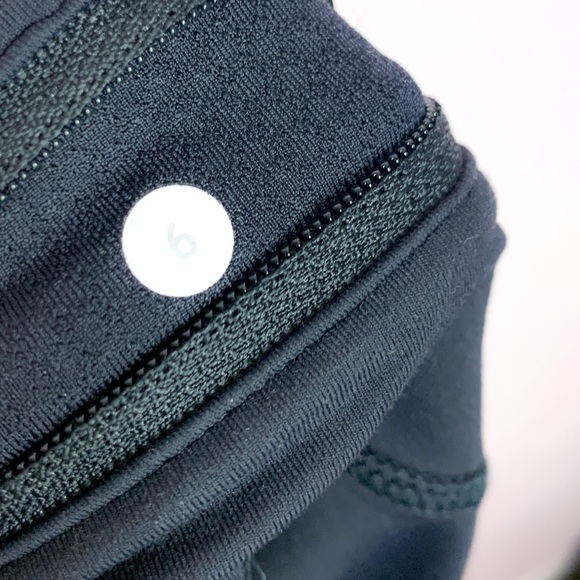 Lululemon Run for Your Life Cropped Black Leggings Size 6 - Picture 12 of 14